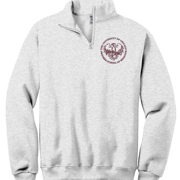 Uchicago Logo Embroidered Unisex Quarter-zip Thumbnail
