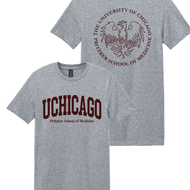 Uchicago Printed Tee - Front and Back Design Thumbnail