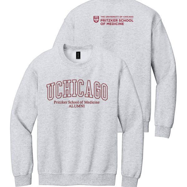 Uchicago College Outlined Embroidered Unisex Crewneck - Alumni Thumbnail